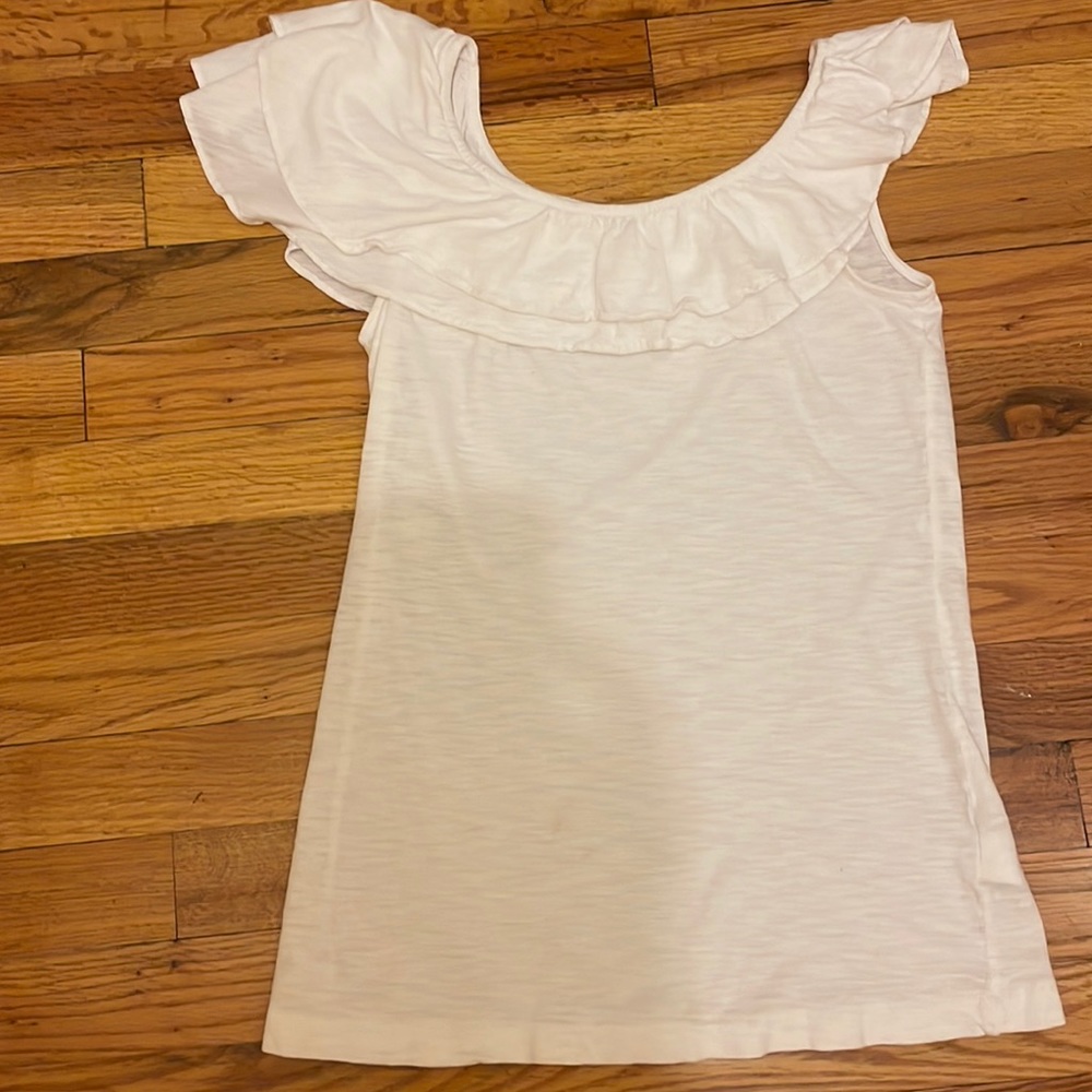 Lilly Pulitzer one shoulder ruffle top